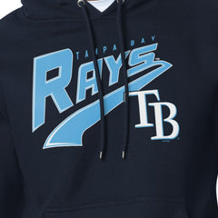 Navy Tampa Bay Rays Starter Modern Tailsweep Fleece Tri-Blend Pullover Hoodie