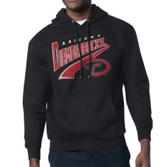 Black Arizona Diamondbacks Starter Modern Tailsweep Fleece Tri-Blend Pullover Hoodie