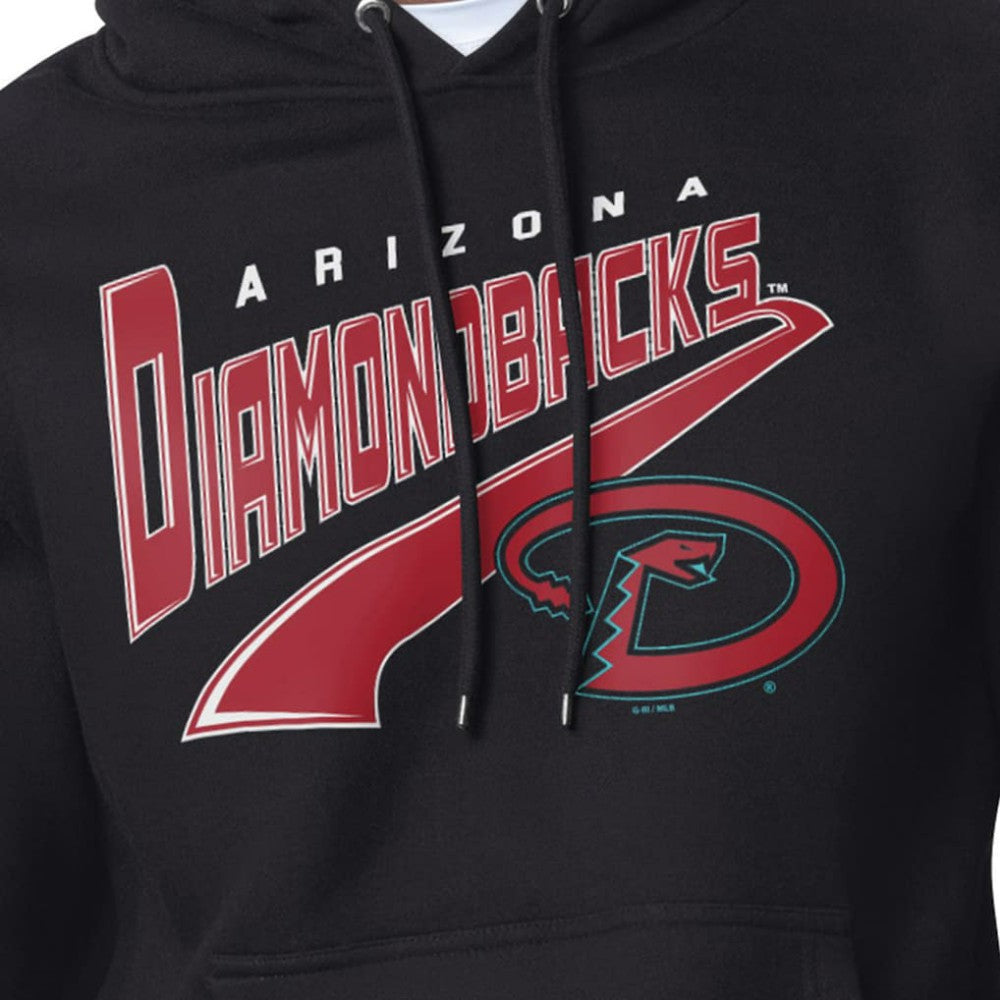 Black Arizona Diamondbacks Starter Modern Tailsweep Fleece Tri-Blend Pullover Hoodie