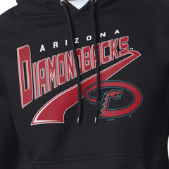 Black Arizona Diamondbacks Starter Modern Tailsweep Fleece Tri-Blend Pullover Hoodie