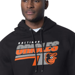 Black Baltimore Orioles Starter Logo Push Graphic Hoodie