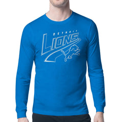 Starter Modern Tailsweep Graphic Long Sleeve T-Shirt - Detroit Lions T-shirts