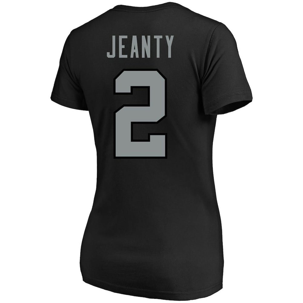 Ashton Jeanty  Women's Plus Size Name & Number T-Shirt - Las Vegas Raiders T-shirts
