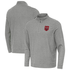 Antigua 50th Season Subtle Quarter-Zip Sweatshirt - Tampa Bay Buccaneers Sweatshirts