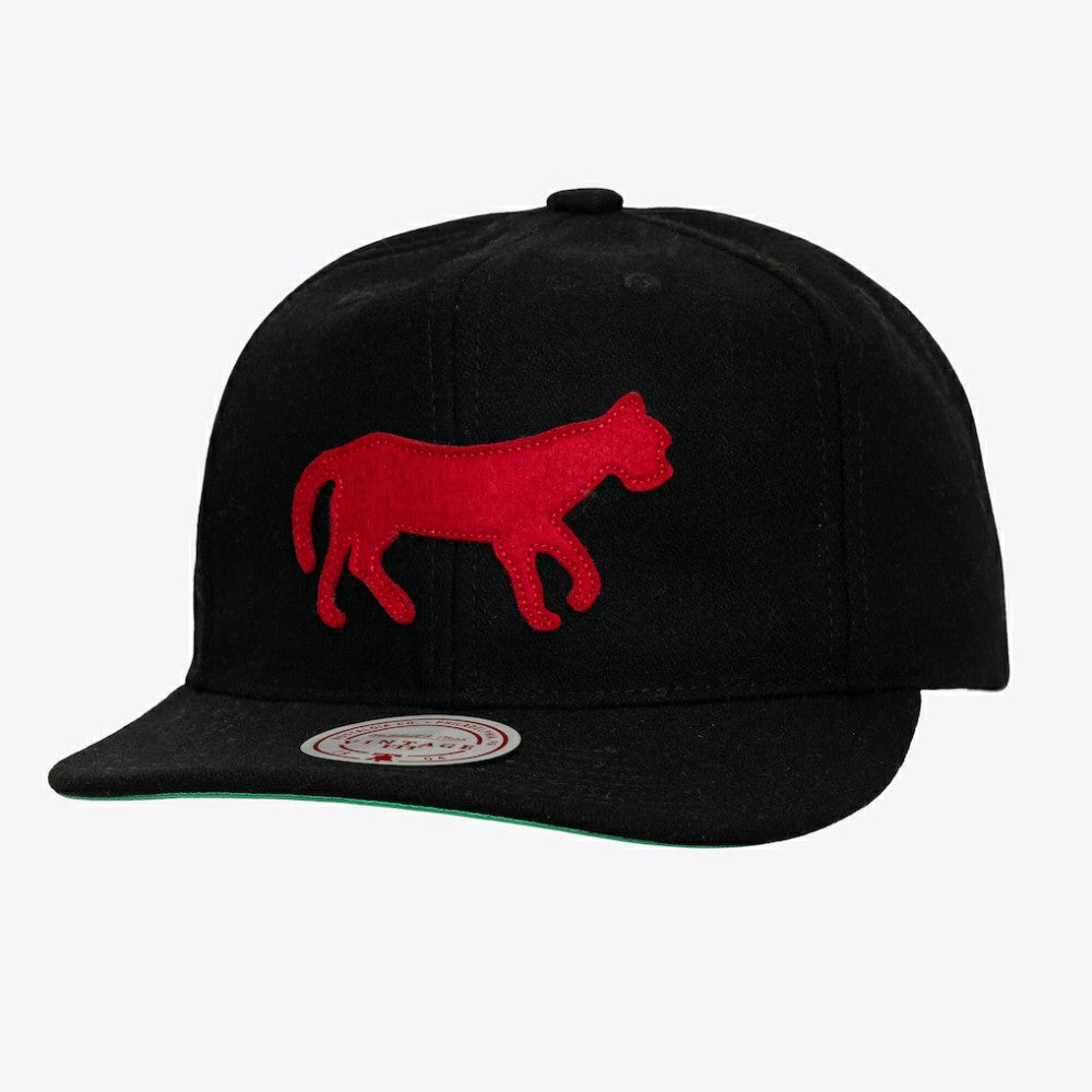 Black Detroit Tigers Unisex Vintage Fit Melton Wool Adjustable Hat