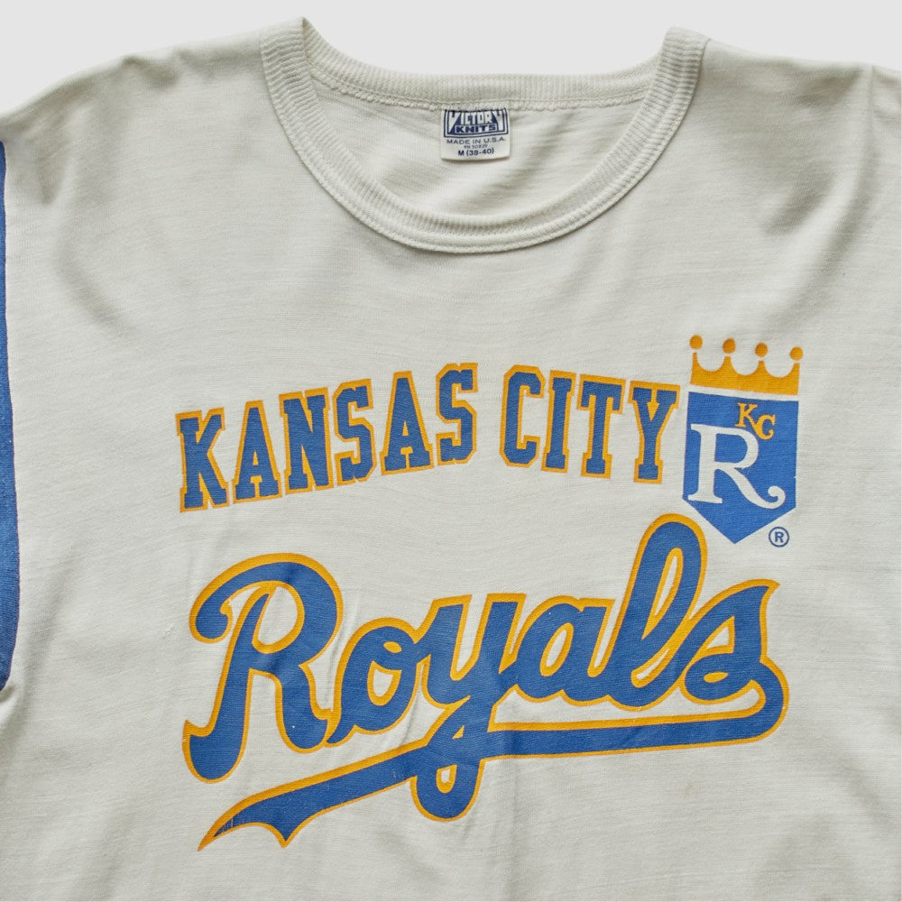 Beige Kansas City Royals 80s T-Shirt