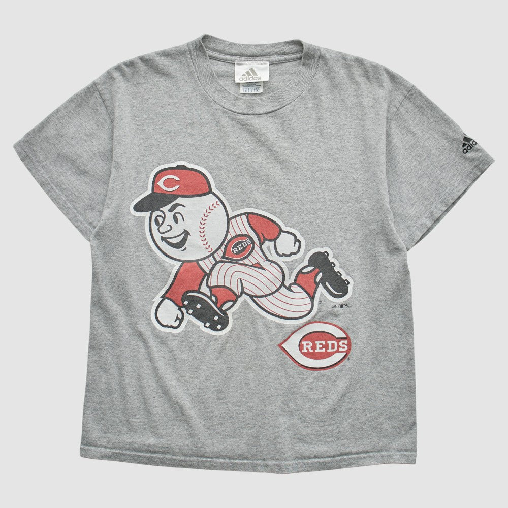 Gray Cincinnati Reds Adidas 2000s T-Shirt