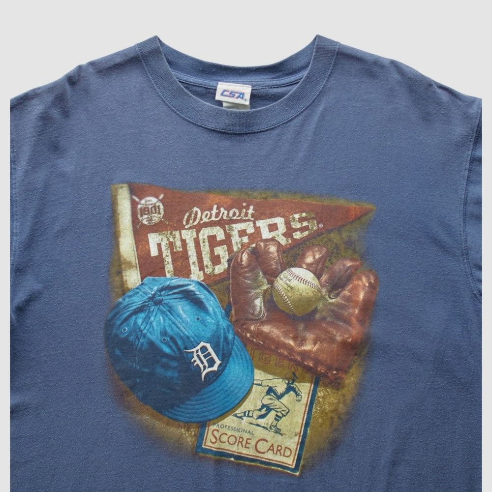Blue Detroit Tigers 2000s T-Shirt