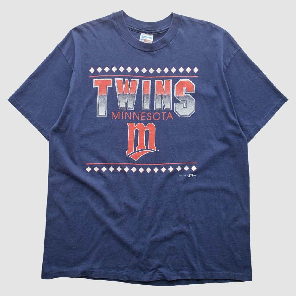 Blue Minnesota Twins Hanes 1993 T-Shirt