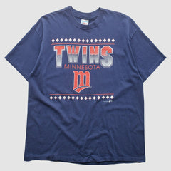 Blue Minnesota Twins Hanes 1993 T-Shirt
