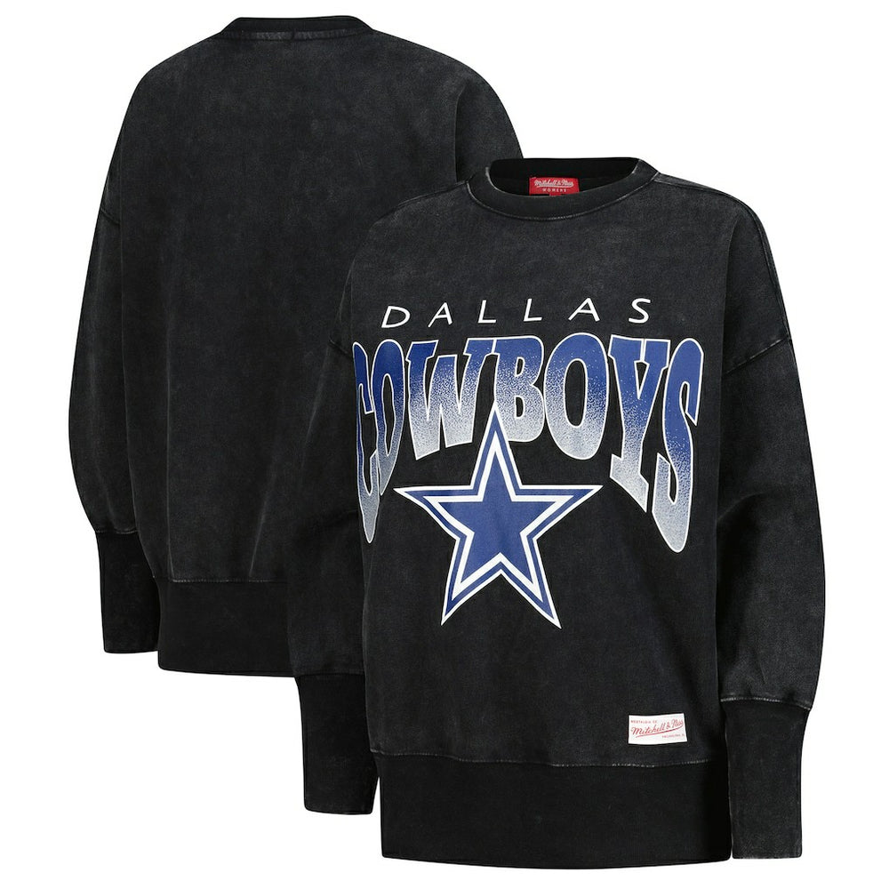 Women's Delineate Mineral Wash Crewneck Sweatshirt - Dallas Cowboys Sweatshirts