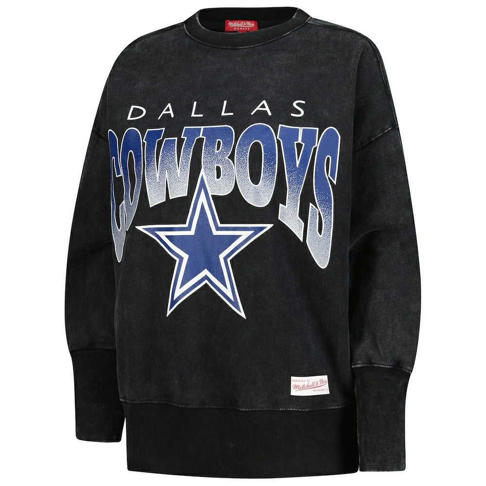 Women's Delineate Mineral Wash Crewneck Sweatshirt - Dallas Cowboys Sweatshirts