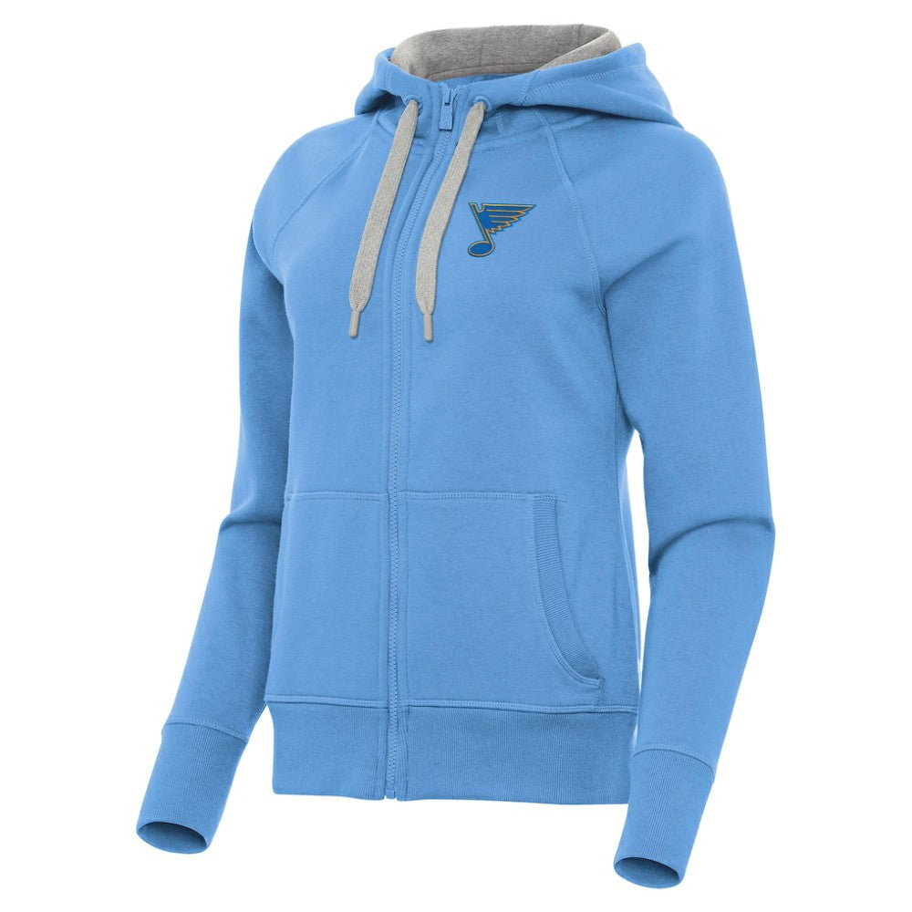 NHL St. Louis Blues Antigua Women's Victory Full-Zip Hoodie