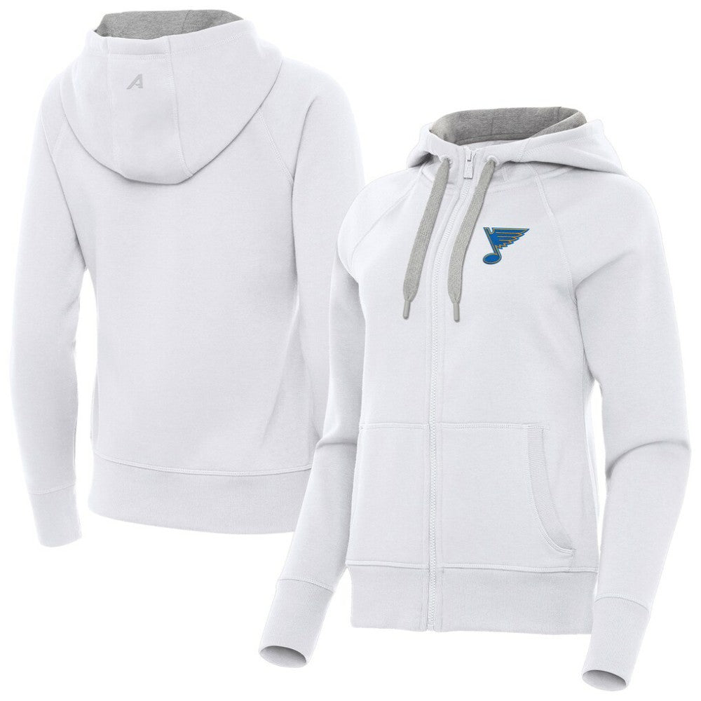 NHL St. Louis Blues Antigua Women's Victory Full-Zip Hoodie