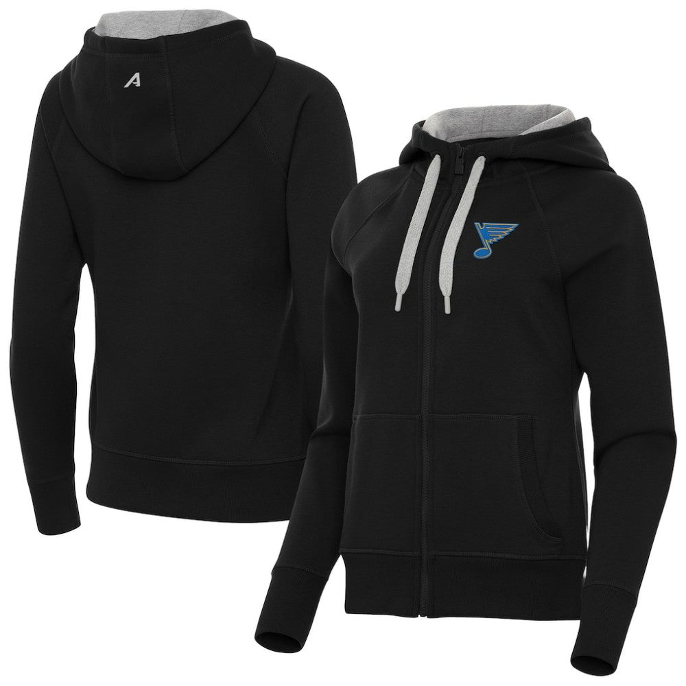 NHL St. Louis Blues Antigua Women's Victory Full-Zip Hoodie