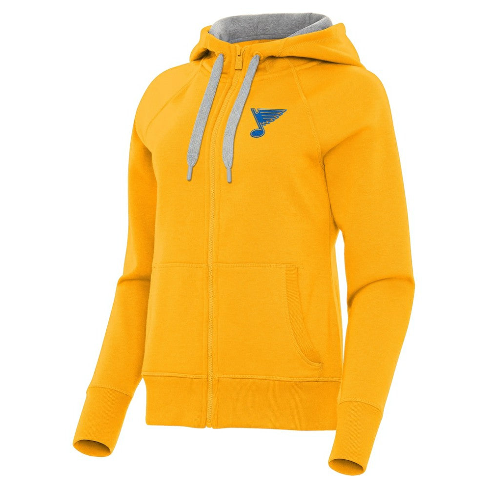 NHL St. Louis Blues Antigua Women's Victory Full-Zip Hoodie