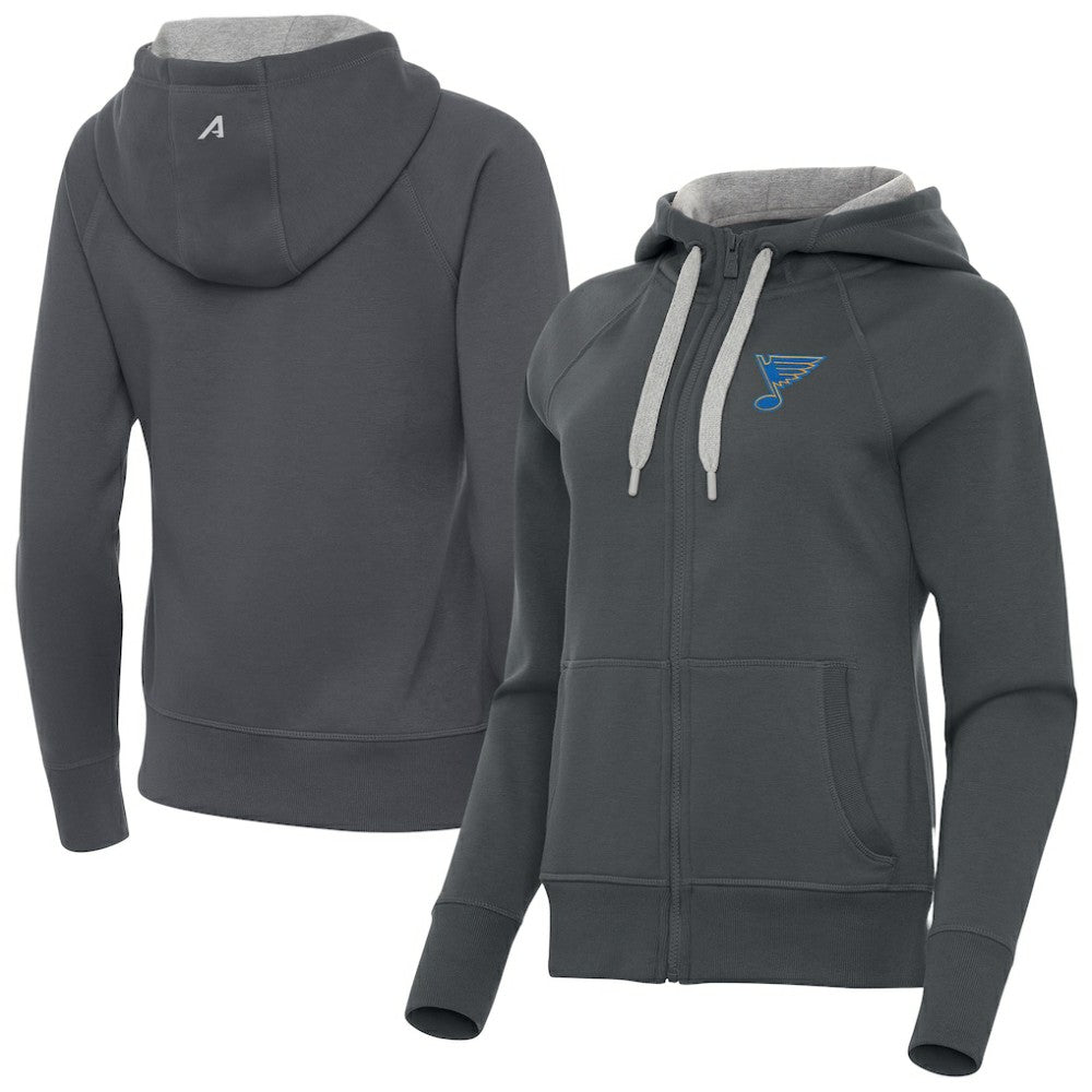 NHL St. Louis Blues Antigua Women's Victory Full-Zip Hoodie