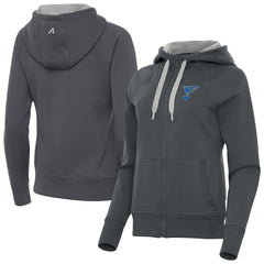 NHL St. Louis Blues Antigua Women's Victory Full-Zip Hoodie