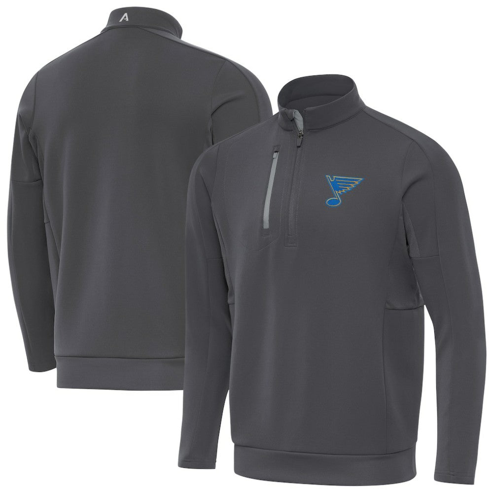 NHL St. Louis Blues Antigua Generation Quarter-Zip Pullover Top