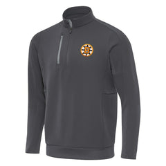 NHL Boston Bruins Antigua Generation Quarter-Zip Pullover Top