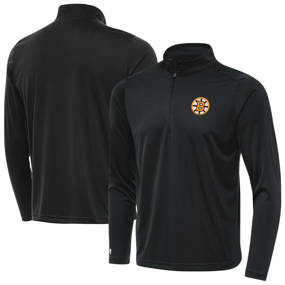 NHL Boston Bruins Antigua Tribute Lightweight Quarter-Zip Pullover