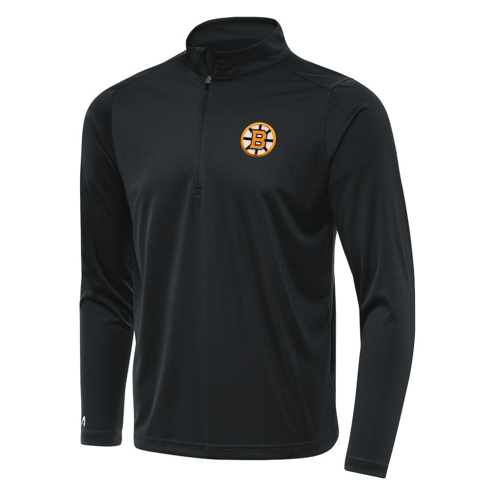 NHL Boston Bruins Antigua Tribute Lightweight Quarter-Zip Pullover