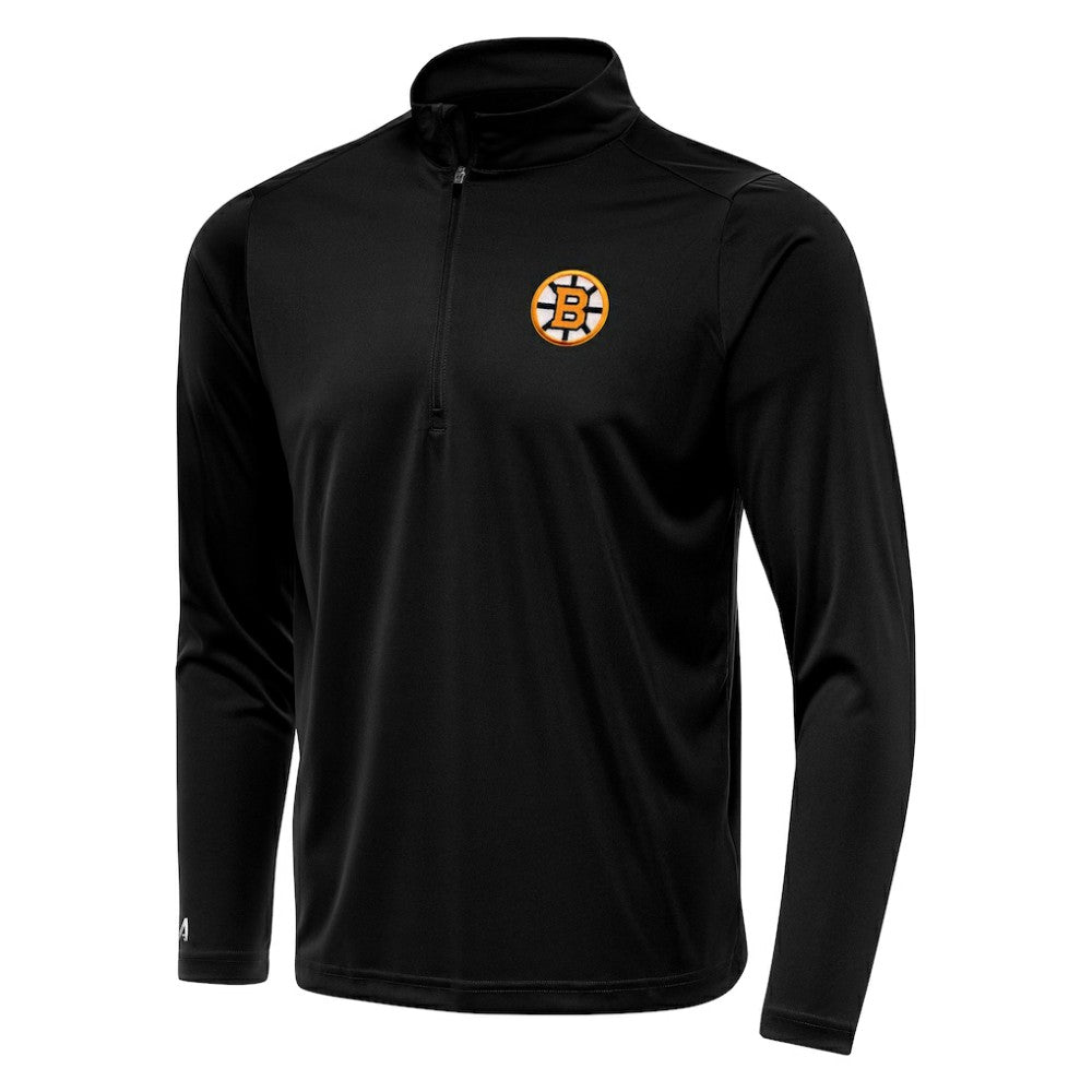 NHL Boston Bruins Antigua Tribute Lightweight Quarter-Zip Pullover