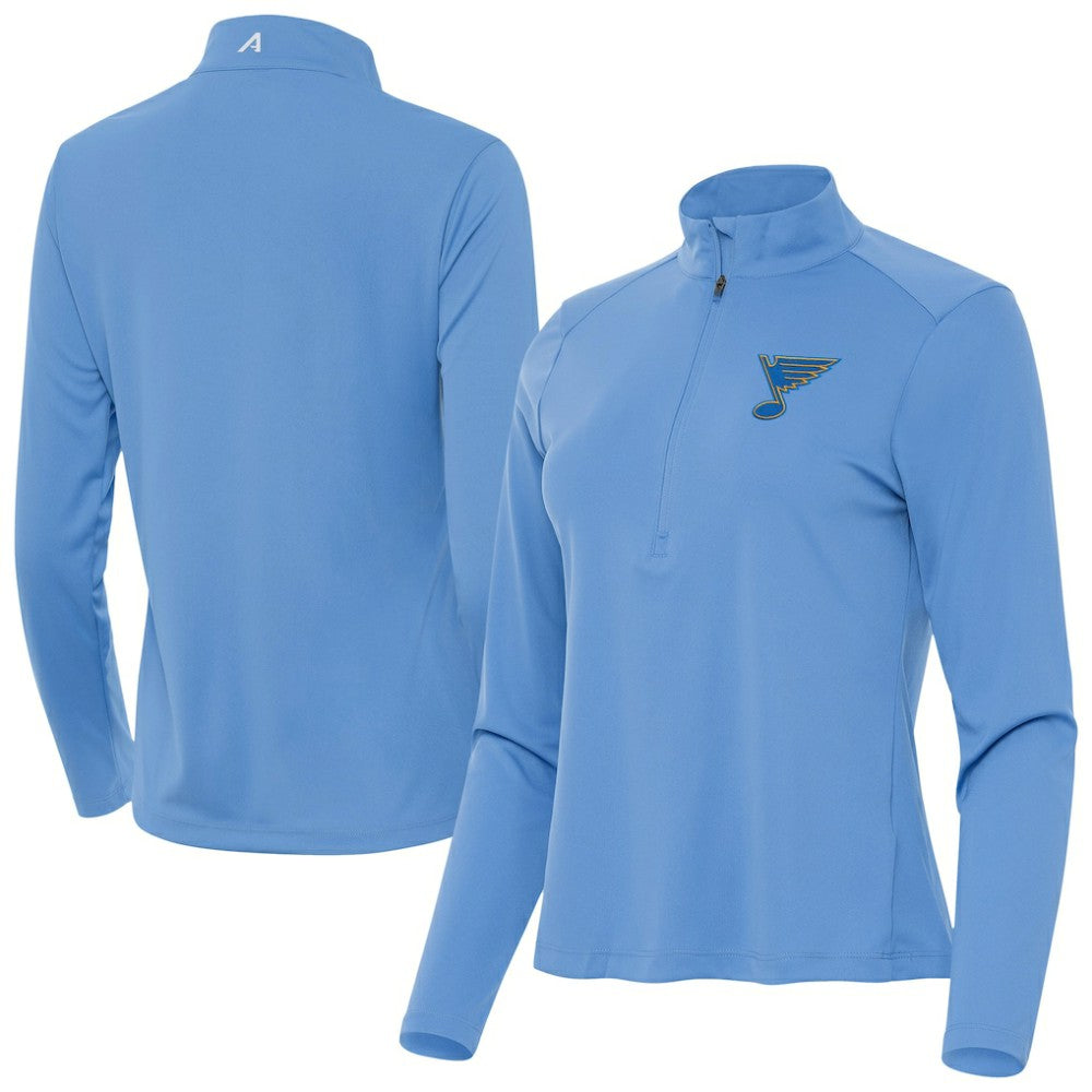 NHL St. Louis Blues Antigua Women's Tribute Half-Zip Pullover