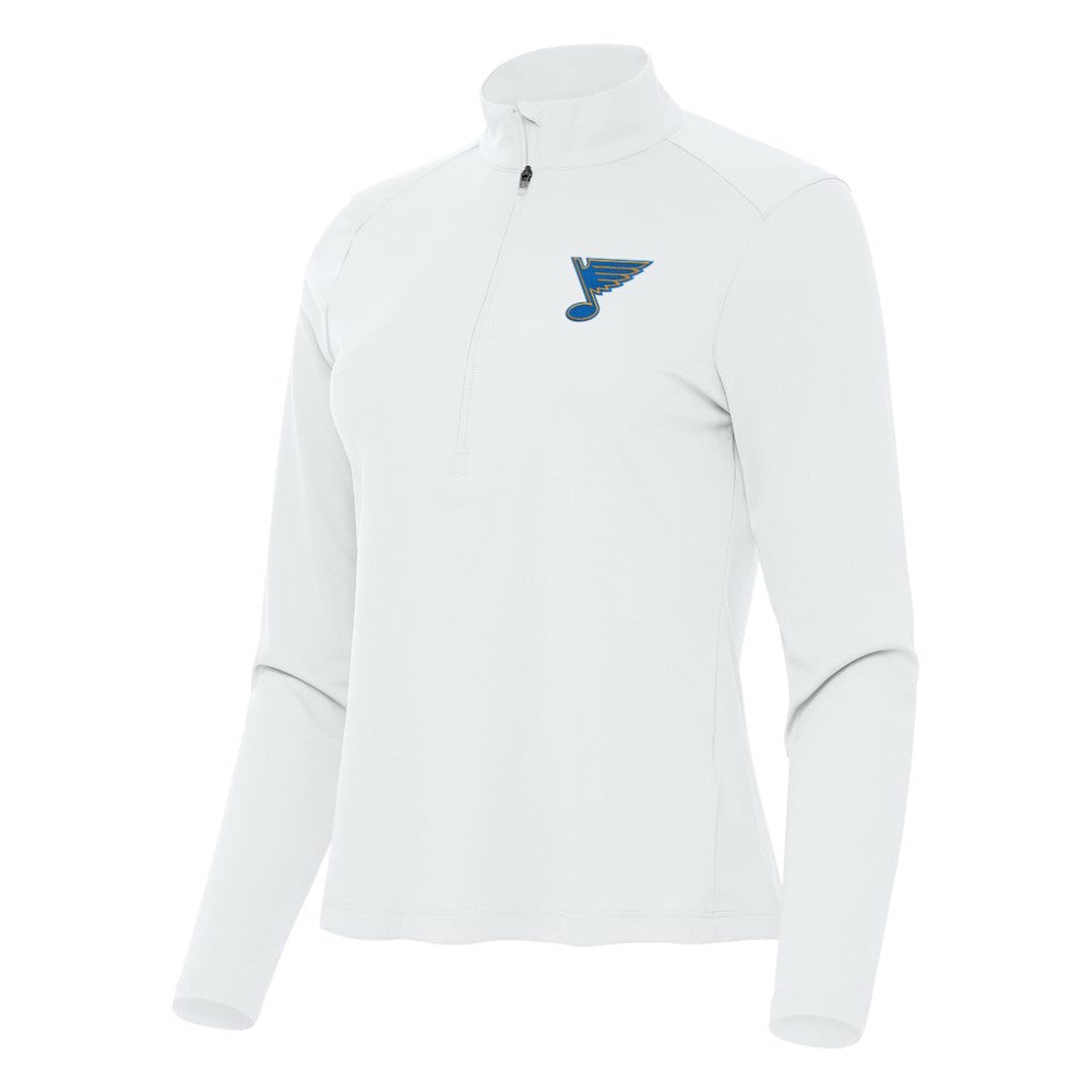 NHL St. Louis Blues Antigua Women's Tribute Half-Zip Pullover