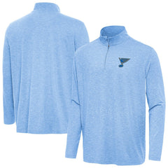 NHL St. Louis Blues Antigua Hunk Lightweight Quarter-Zip Pullover