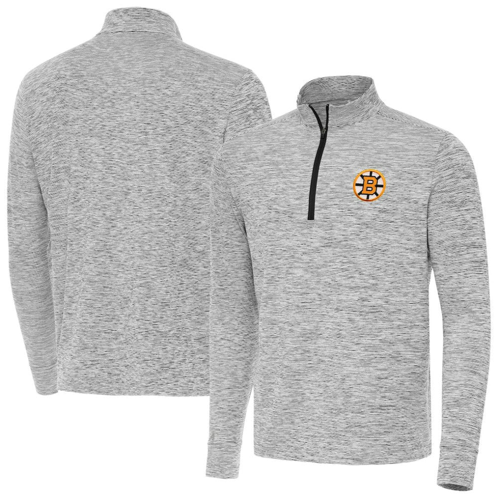 NHL Boston Bruins Antigua Cause Quarter-Zip Jacket