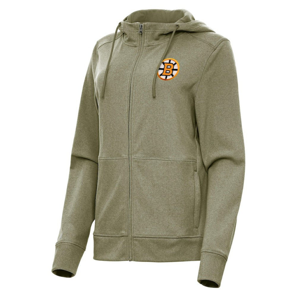 NHL Boston Bruins Antigua Women's Seeker Full-Zip Hoodie