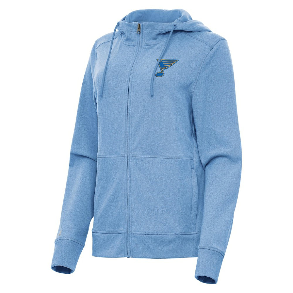 NHL St. Louis Blues Antigua Women's Seeker Full-Zip Hoodie