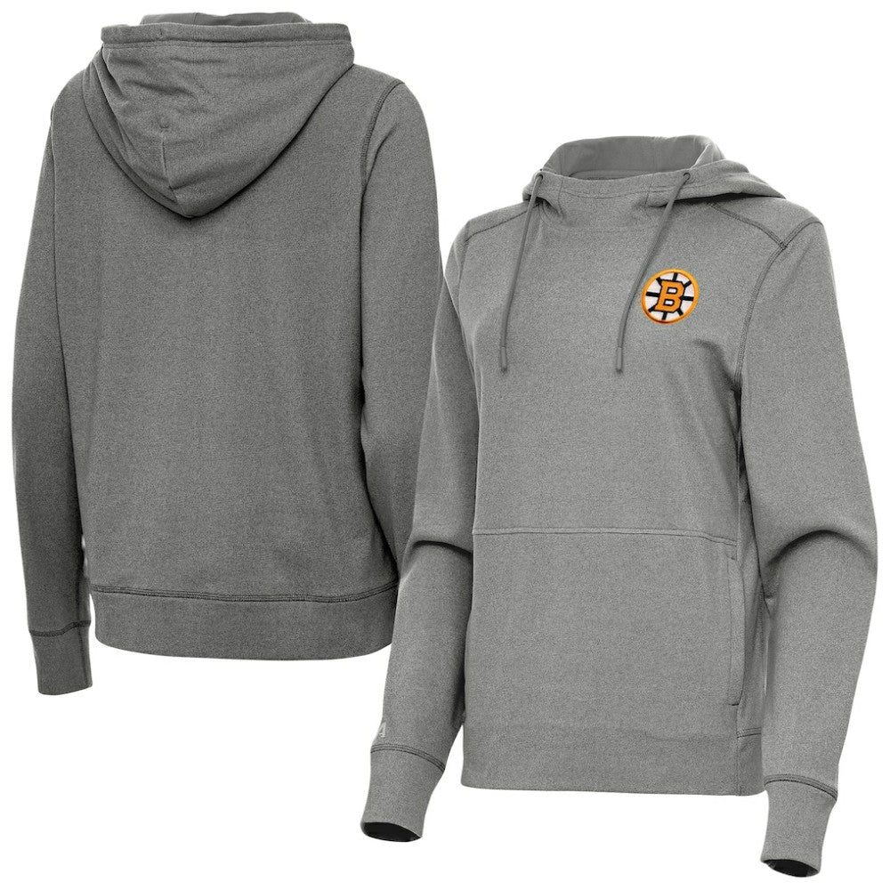NHL Boston Bruins Antigua Women's Justice Pullover Hoodie