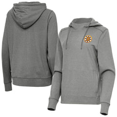 NHL Boston Bruins Antigua Women's Justice Pullover Hoodie