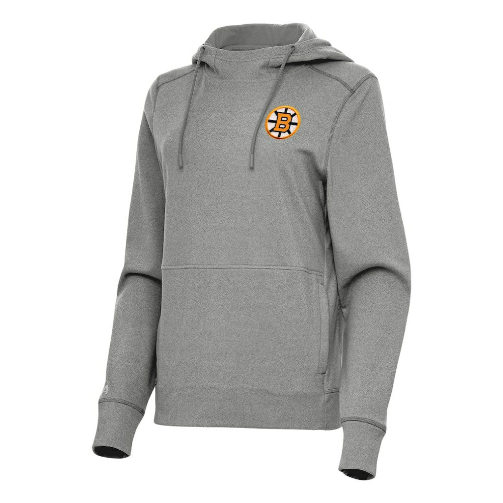 NHL Boston Bruins Antigua Women's Justice Pullover Hoodie