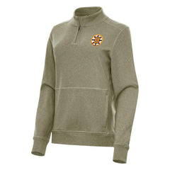 NHL Boston Bruins Antigua Women's Crush Quarter-Zip Pullover