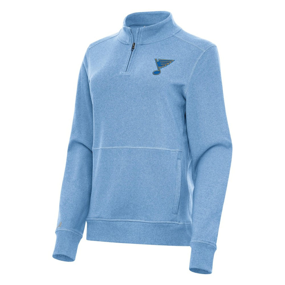 NHL St. Louis Blues Antigua Women's Crush Quarter-Zip Pullover