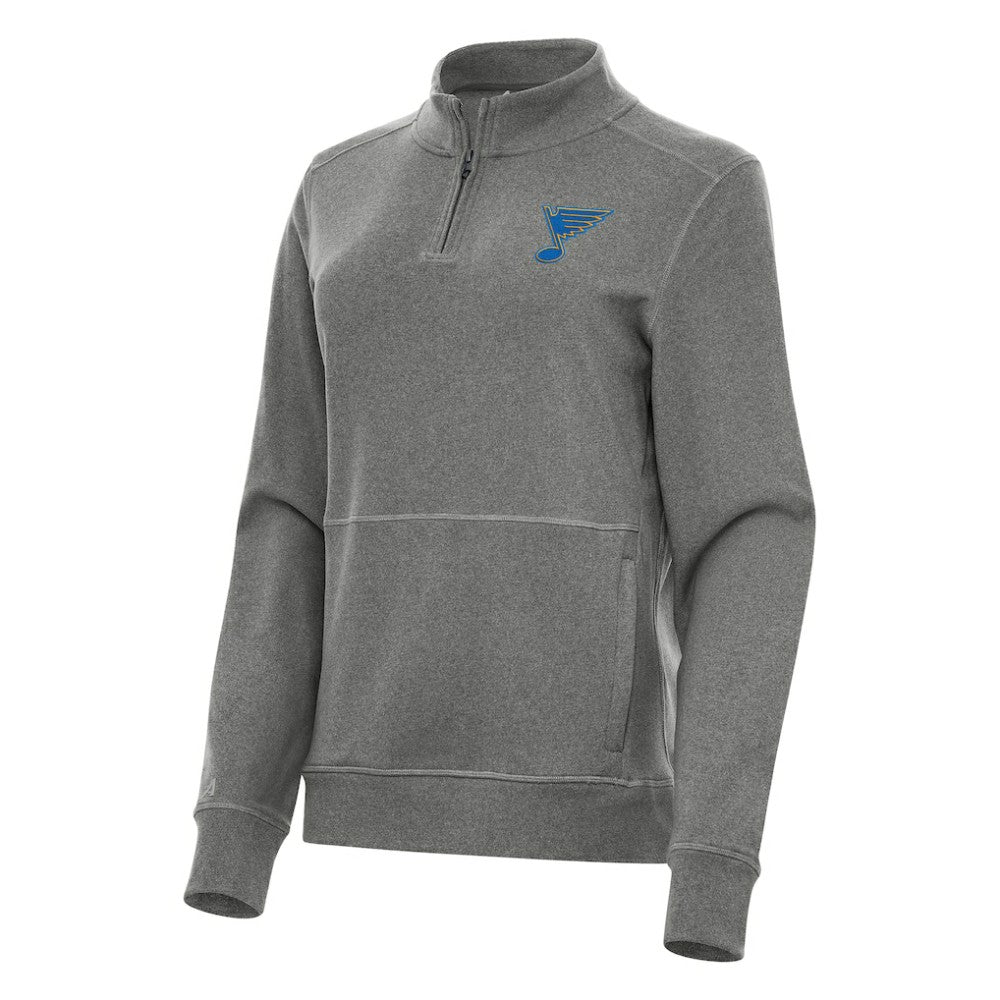 NHL St. Louis Blues Antigua Women's Crush Quarter-Zip Pullover
