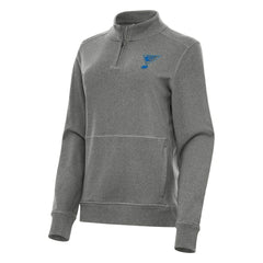 NHL St. Louis Blues Antigua Women's Crush Quarter-Zip Pullover