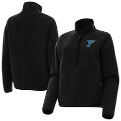 NHL St. Louis Blues Antigua Women's Figure Half-Zip Pullover