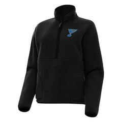 NHL St. Louis Blues Antigua Women's Figure Half-Zip Pullover