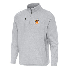 NHL Boston Bruins Antigua Certain Tri-Blend Quarter-Zip Top