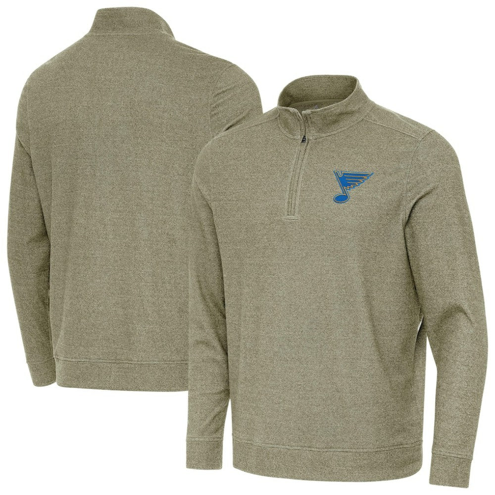 NHL St. Louis Blues Antigua Subtle Quarter-Zip Sweatshirt