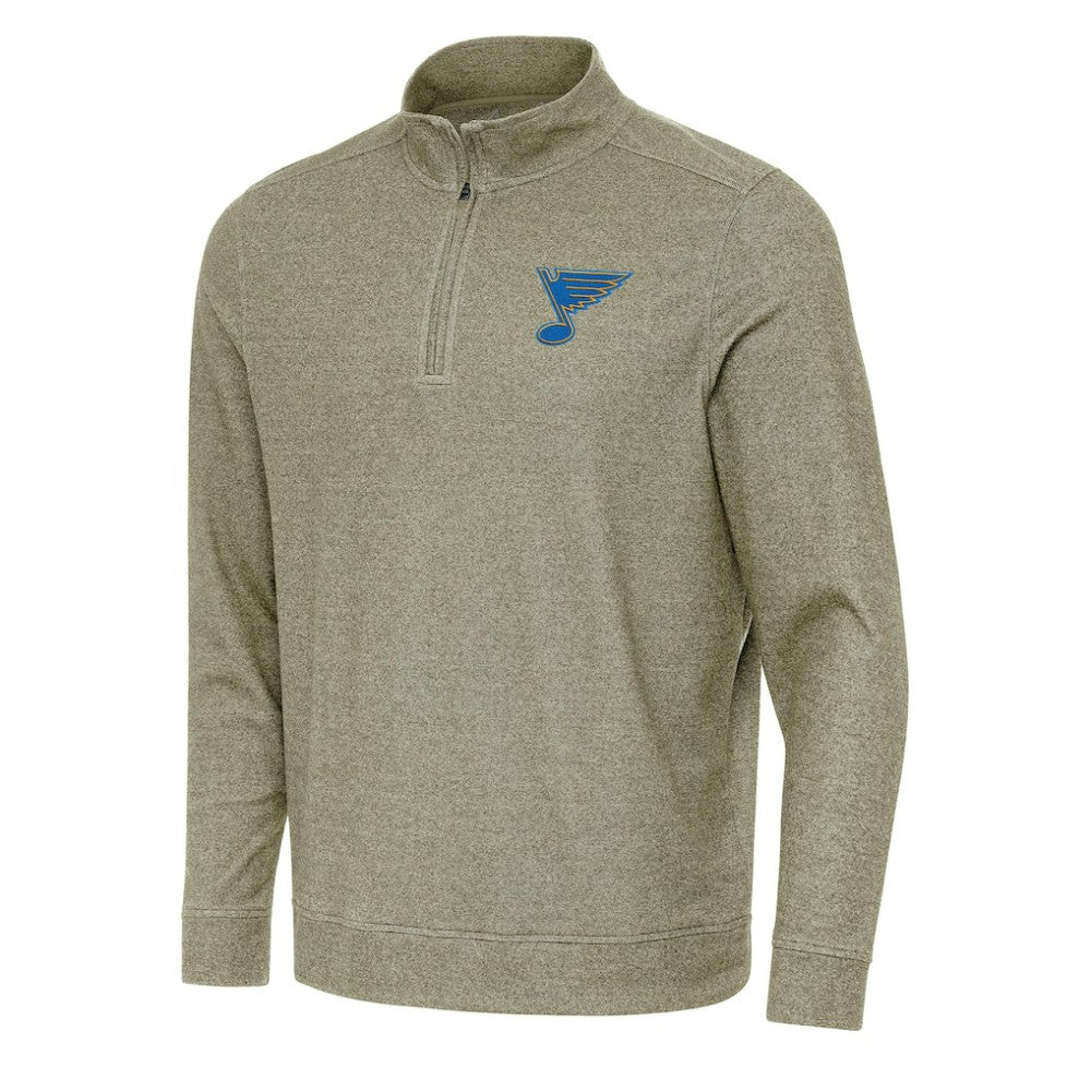 NHL St. Louis Blues Antigua Subtle Quarter-Zip Sweatshirt