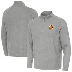 NHL Boston Bruins Antigua Subtle Quarter-Zip Sweatshirt