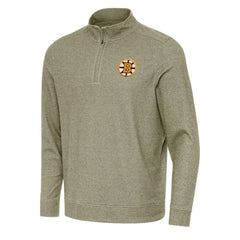 NHL Boston Bruins Antigua Subtle Quarter-Zip Sweatshirt