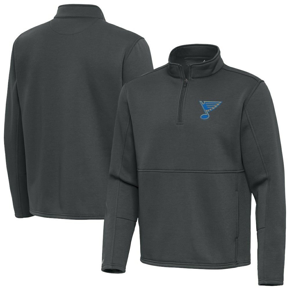 NHL St. Louis Blues Antigua Twist Quarter-Zip Pullover Jacket
