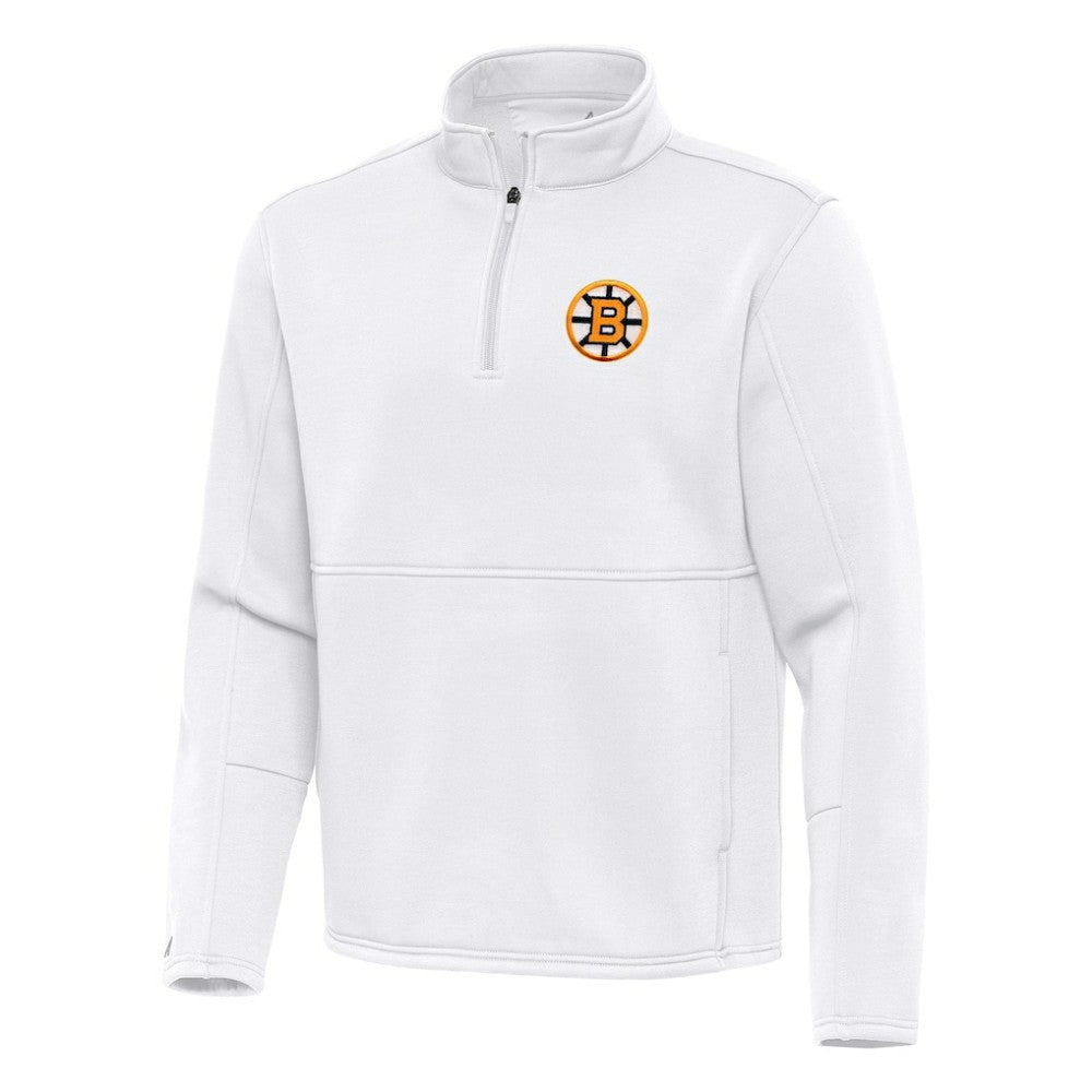 NHL Boston Bruins Antigua Twist Quarter-Zip Pullover Jacket
