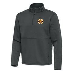 NHL Boston Bruins Antigua Twist Quarter-Zip Pullover Jacket